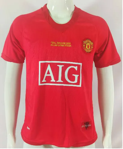 Manchester United 2008 UEFA Champions League Final Commemorative Jersey Red - 1