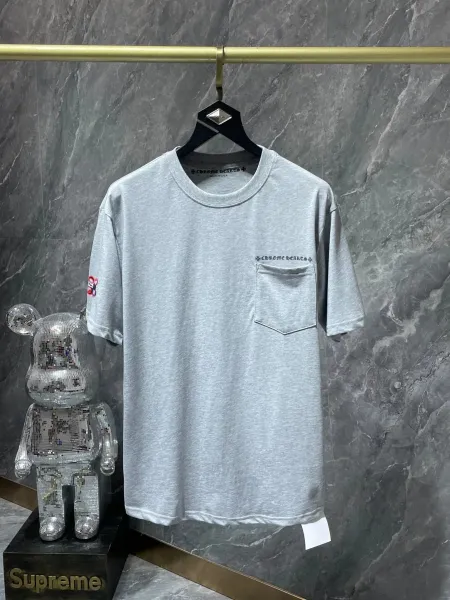 Chrome Hearts Pocket T-Shirt Gray T-Shirt - 1