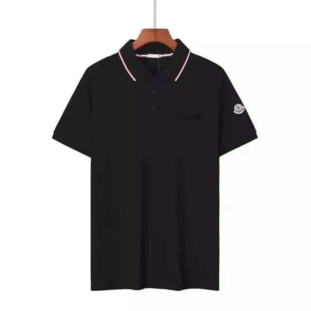 Moncler Shirts Short-Sleeve Logo Polo Shirt product detail image 4