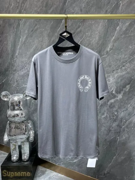 Chrome Hearts x Supreme Black Embroidered Logo T-Shirt - 7