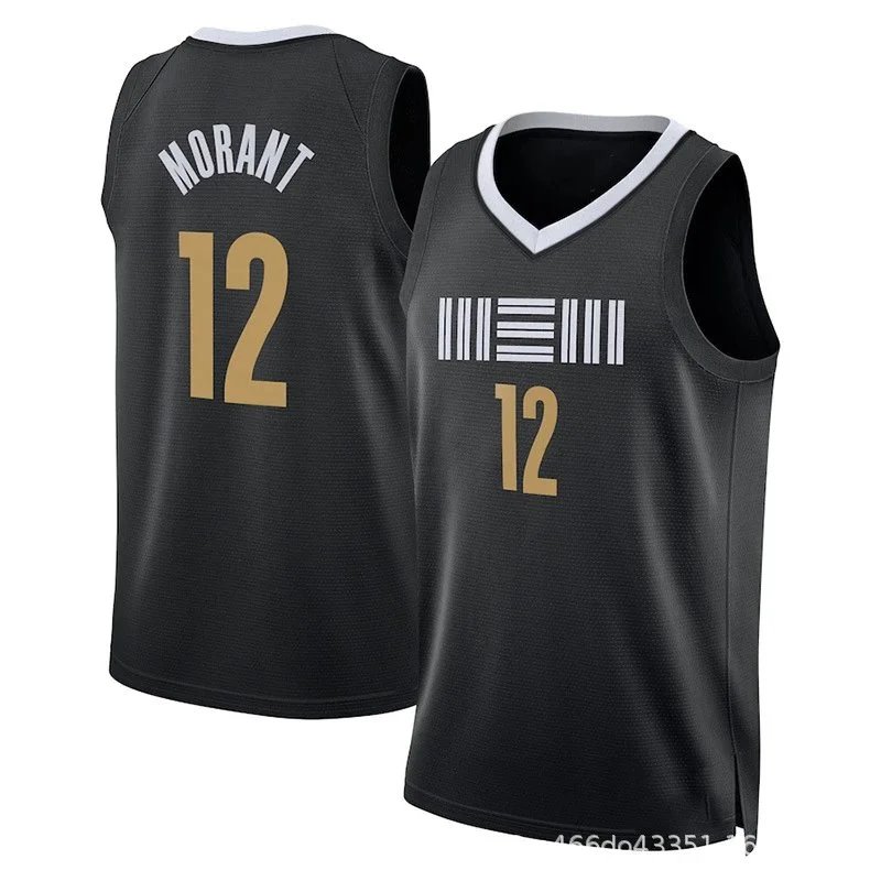 Memphis Grizzlies Ja Morant #12 City Edition Jersey Black - 6