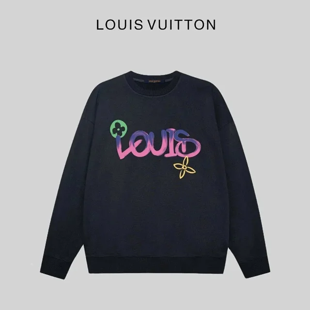 Louis Vuitton Hoodies & Sweatshirts Logo Print Crewneck Sweatshirt product detail image 10
