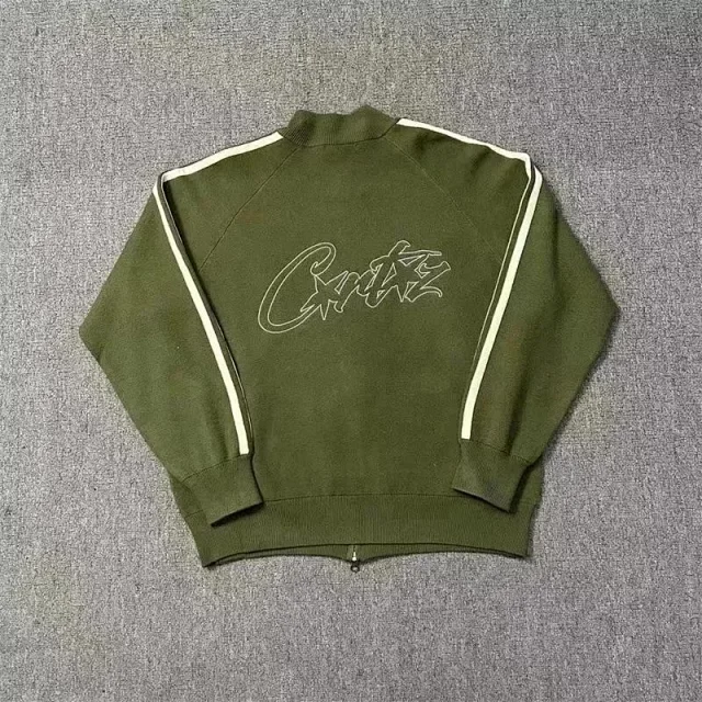 Corteiz Jackets Zip-Up Track Jacket with Contrast Piping product detail image 6