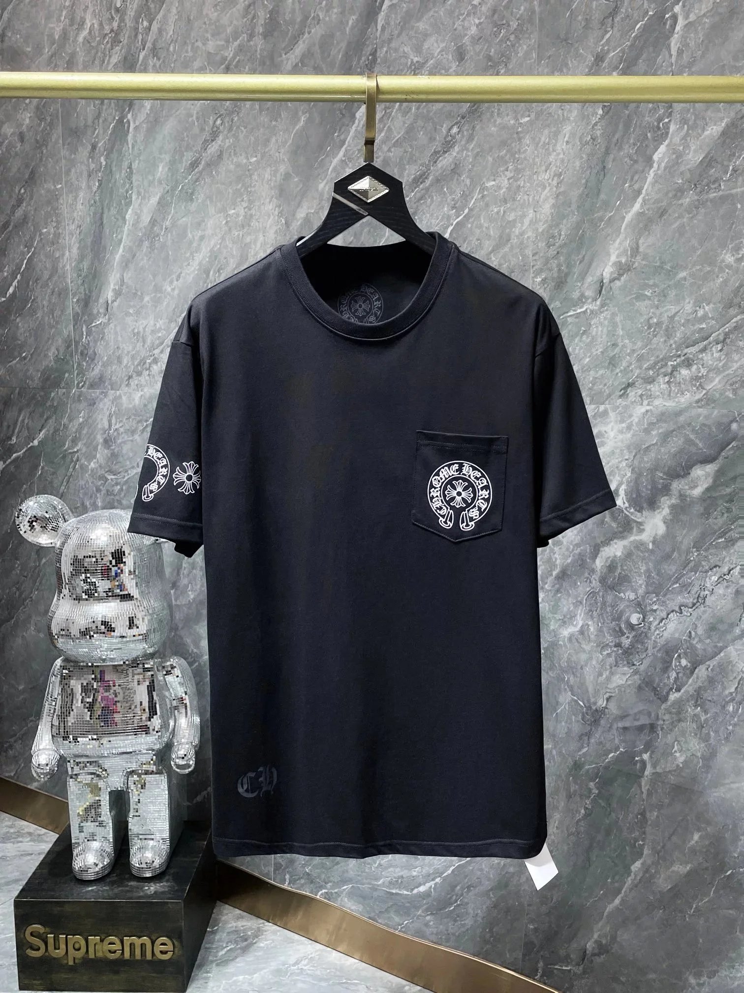 Chrome Hearts T-Shirts Oversized Pocket Cross Graphic — 17