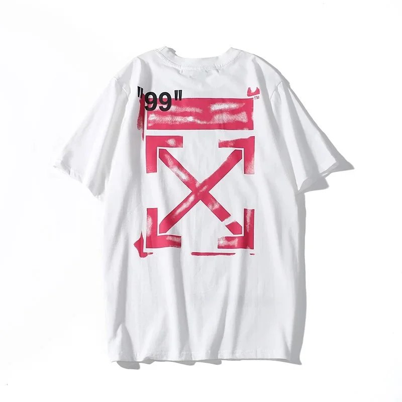 Off-White Arrow Print T-Shirt Black and White - 23