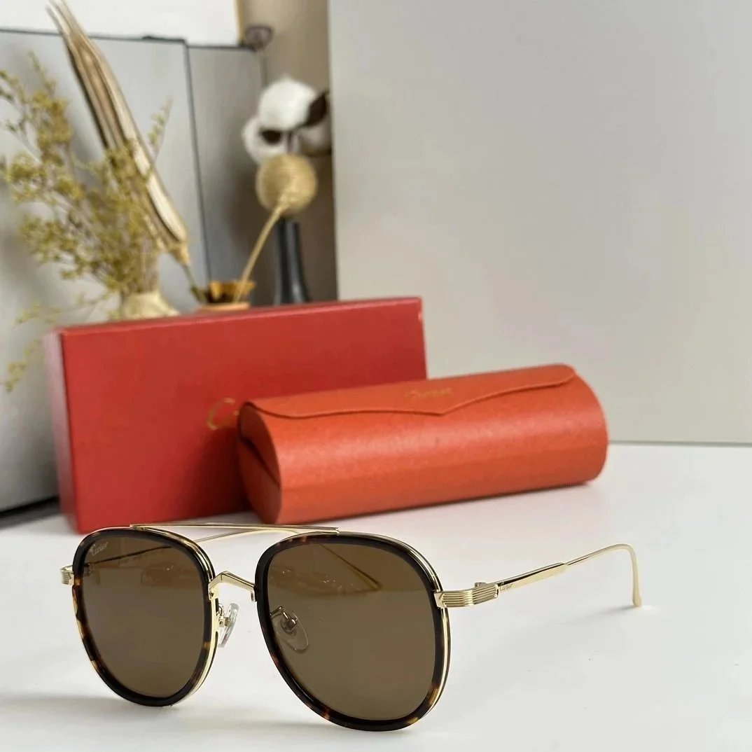 Cartier Eyewear CT0418O Rimless Rectangular Glasses — 14