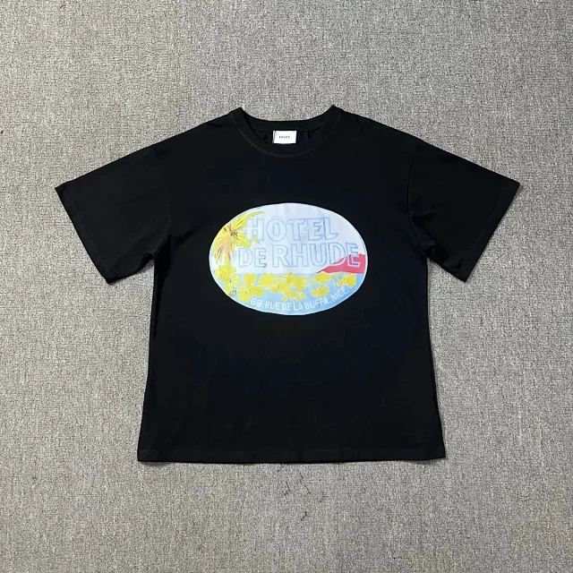 Rhude T-Shirts Short-Sleeve Graphic Print T-Shirt product detail image 4