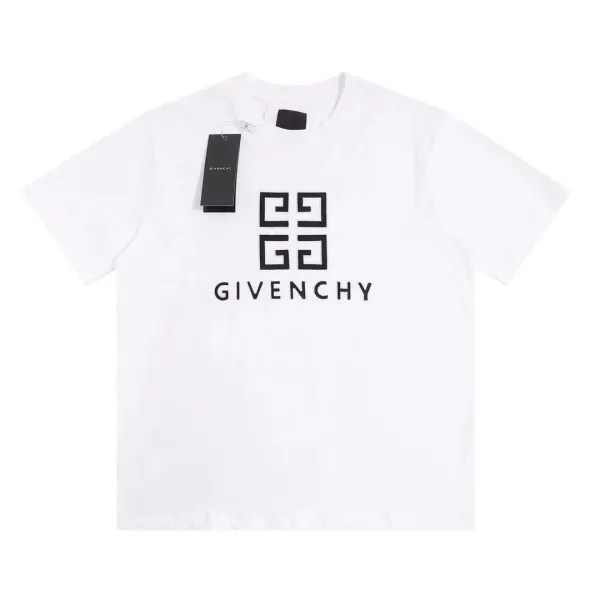 Givenchy Logo Print Washed Black T-Shirt - 4
