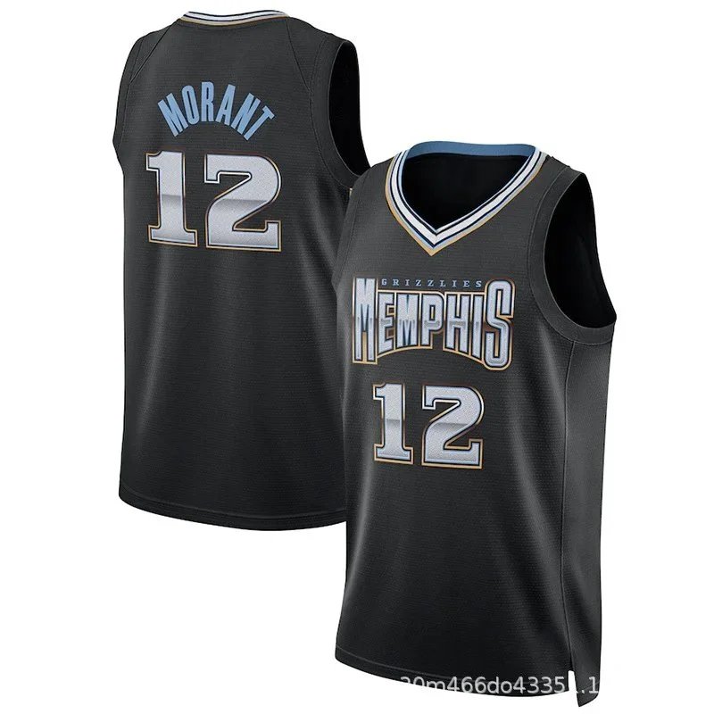 Memphis Grizzlies Ja Morant #12 City Edition Jersey Black - 5