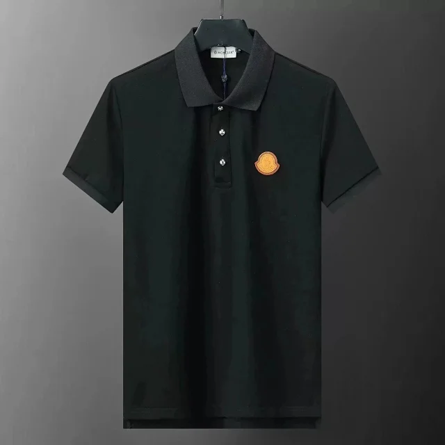 Moncler Shirts Short-Sleeve Logo Polo Shirt product detail image 9