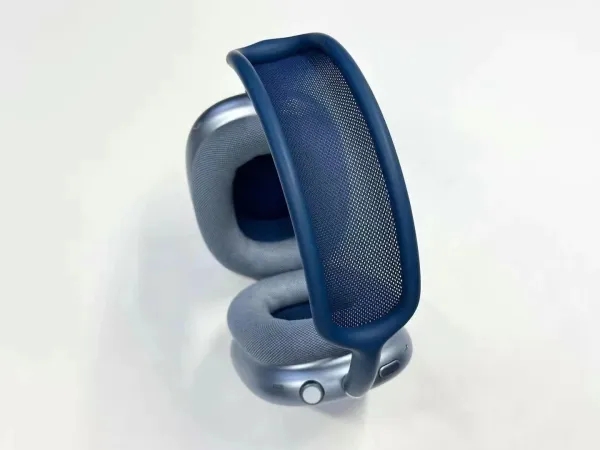 Apple AirPods Max Space Gray with Blue Headband Over-Ear Headphones - 1