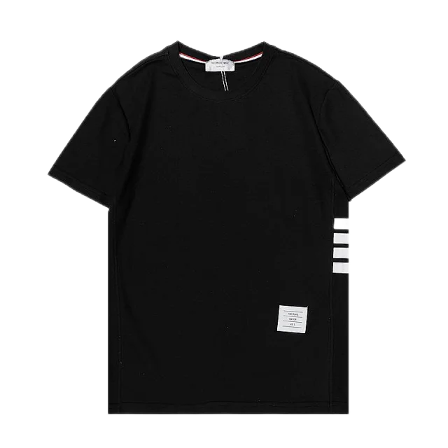 Thom Browne T-Shirts Logo-print short-sleeve crewneck product detail image 5