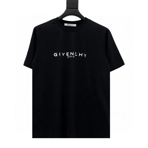 Givenchy Logo Print Black T-Shirt - 1