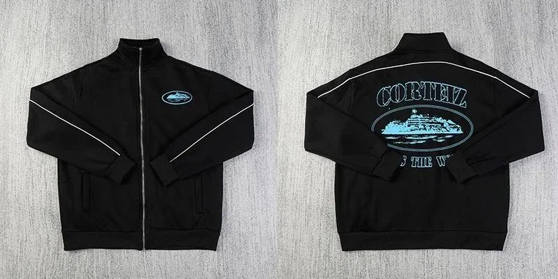 Corteiz Jackets Zip-Up Graphic Track Jacket — 21