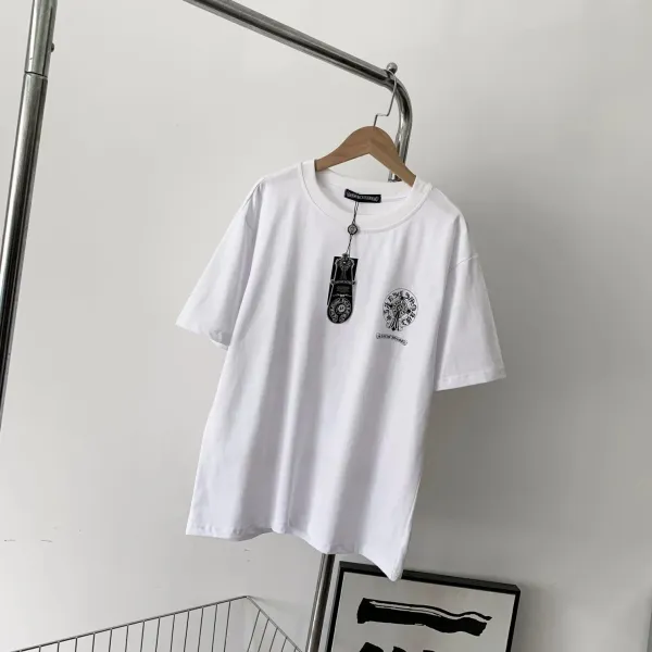 Chrome Hearts x Unknown Model White Graphic T-Shirt - 1
