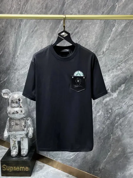 Chrome Hearts x Supreme Pocket Detail Black T-Shirt - 1