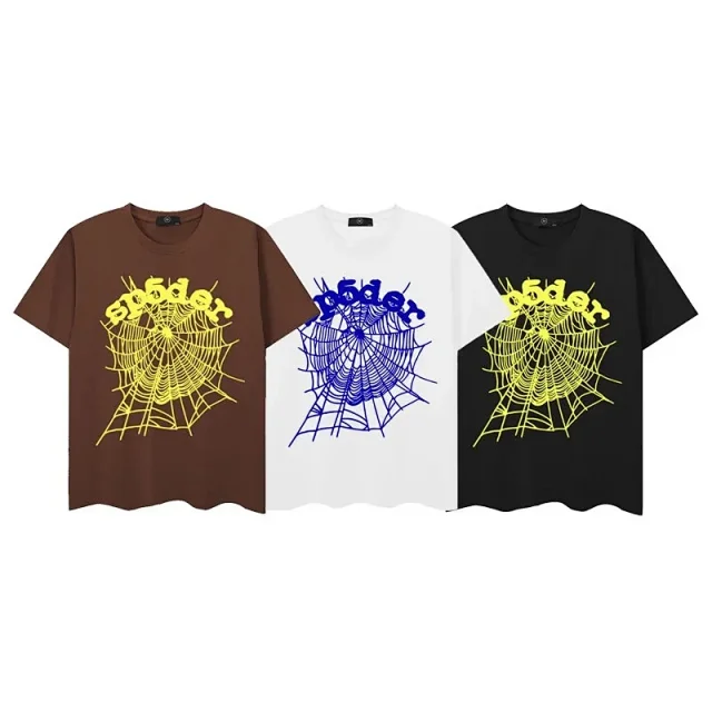 Sp5der T-Shirts Graphic spiderweb print product detail image 6