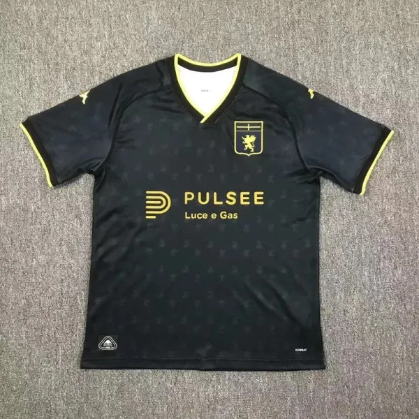 Genoa CFC 2023-24 Third Jersey Black/Gold - 1