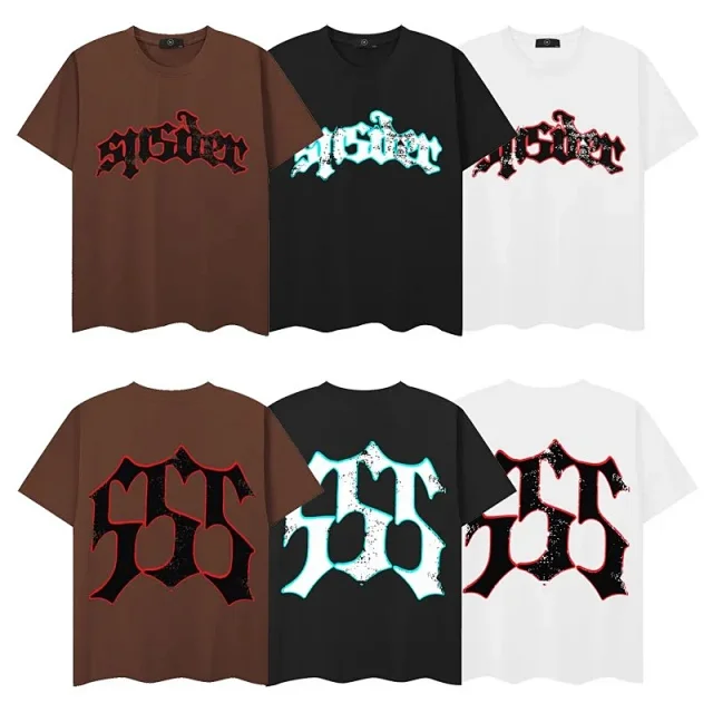 Sp5der T-Shirts Graphic spiderweb print product detail image 4
