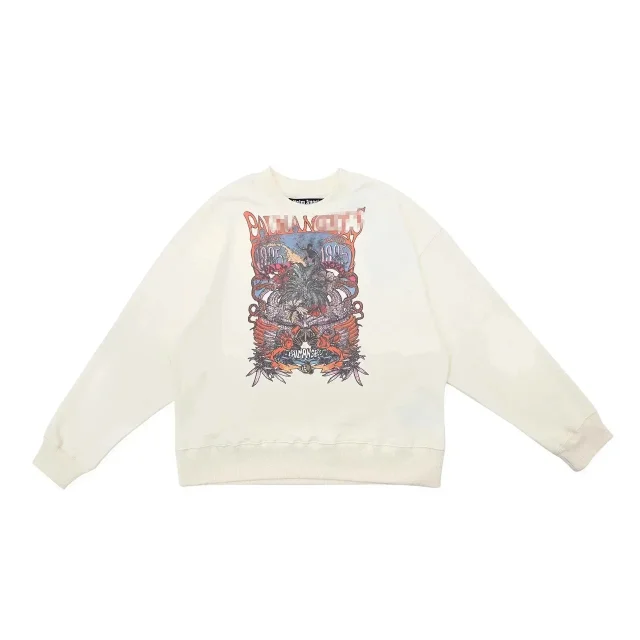 Palm Angels Hoodies & Sweatshirts K3-0381 Graphic Pullover Hoodie product detail image 10