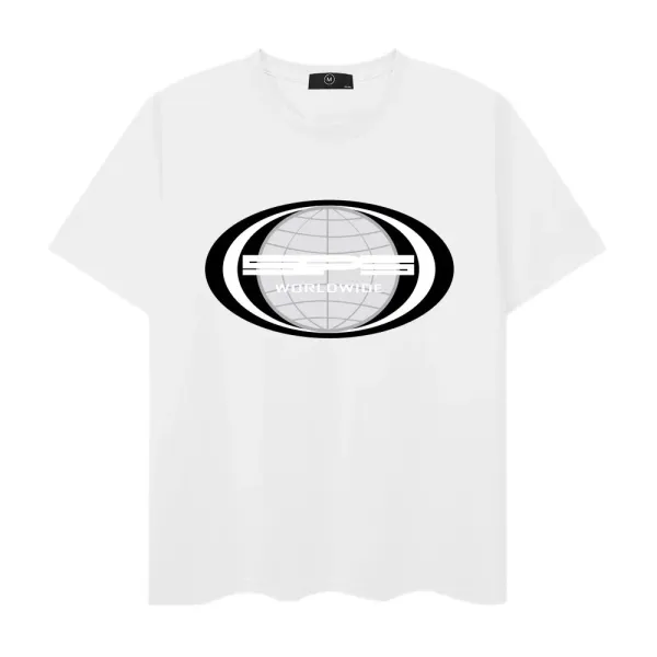 EPS Worldwide Graphic Print White T-Shirt - 1