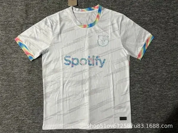 FC Barcelona x Spotify 2023-24 Third Jersey White Multicolor - 1