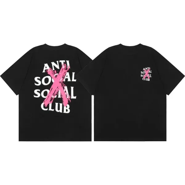 Anti Social Social Club X Logo Black T-Shirt - 1