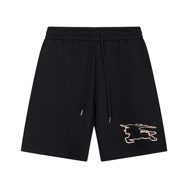 Burberry Shorts Drawstring with Equestrian Knight and check details product detail image 5