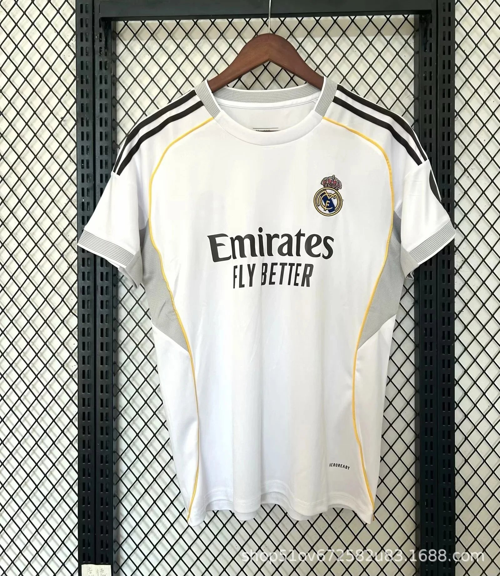 Real Madrid x Adidas Training Jersey White - 1