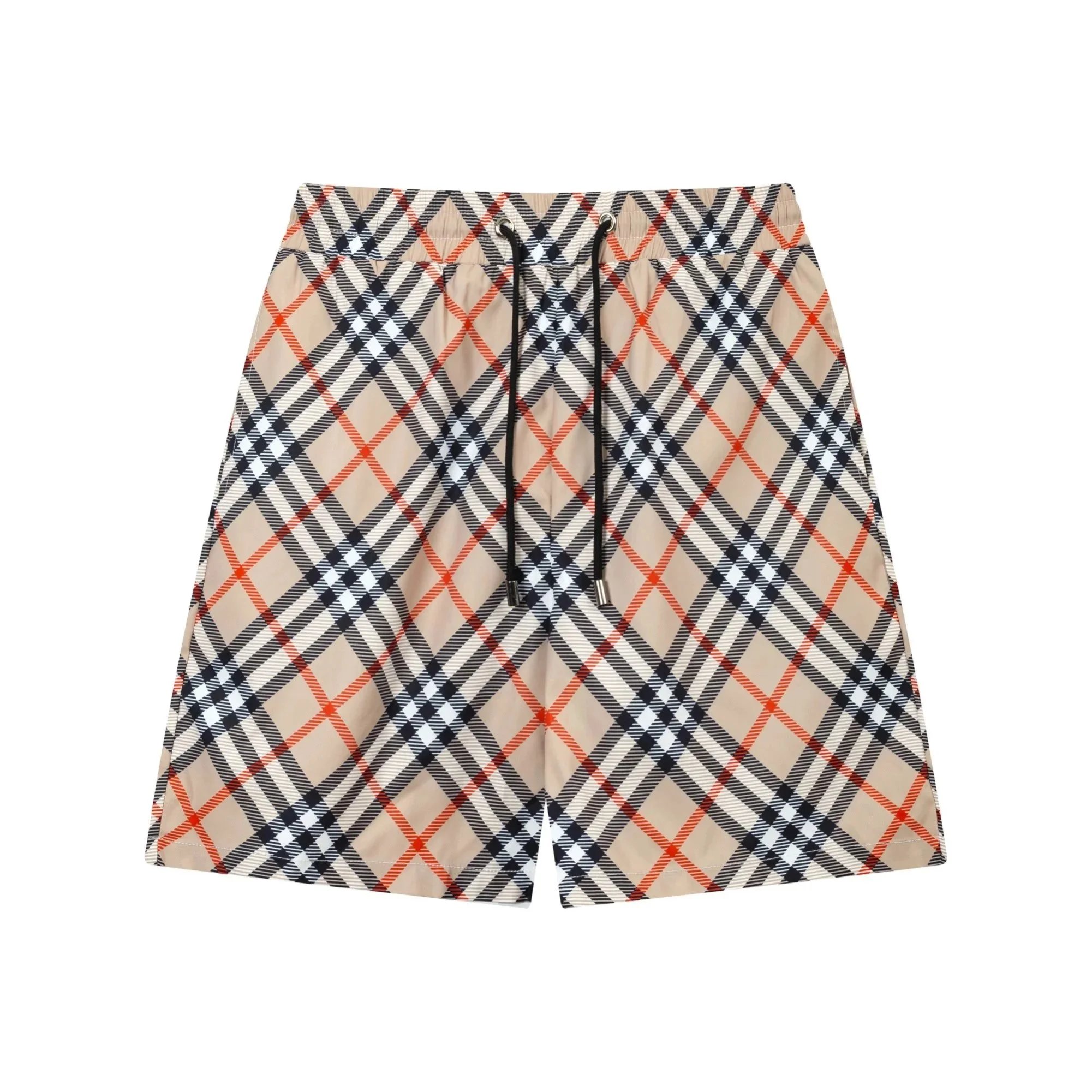 Burberry Shorts Drawstring with Equestrian Knight and check details image 13
