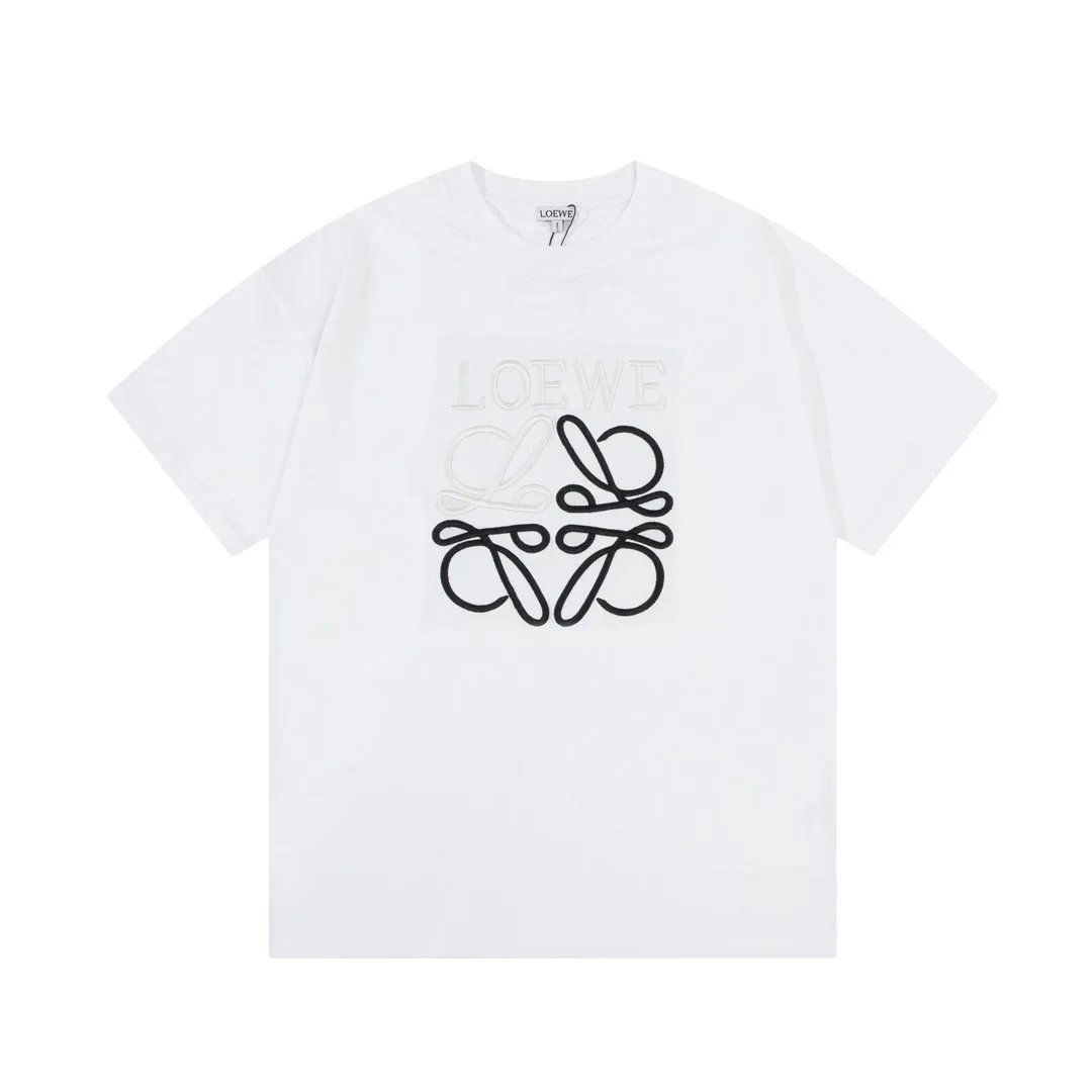 Loewe Anagram Logo Black Polo with White Trim - 8