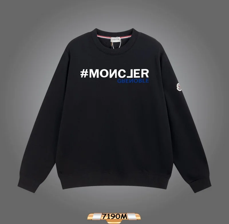 Moncler Hoodies & Sweatshirts Crewneck Logo Sweatshirt — 16