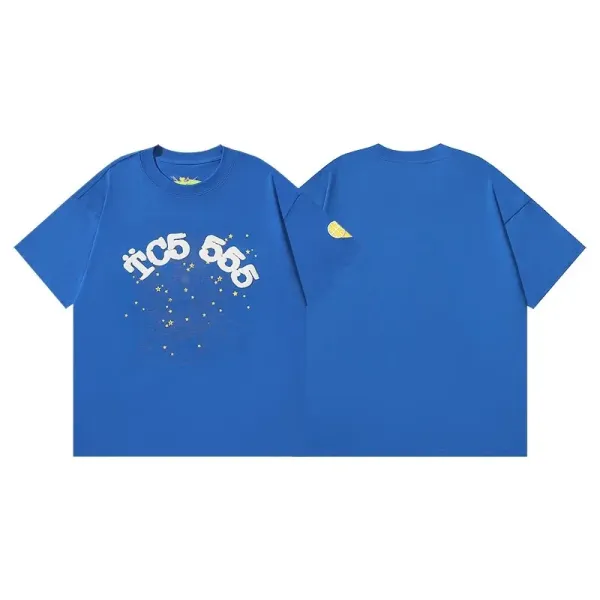 Corteiz IC5 555 Blue Graphic T-Shirt - 1