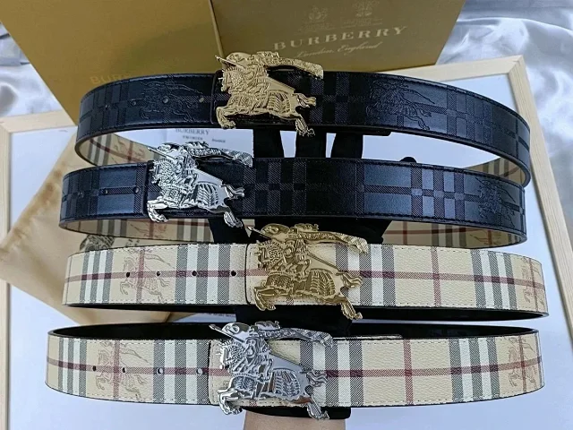 Burberry Belts Check Pattern Equestrian Knight Buckle product detail image 3