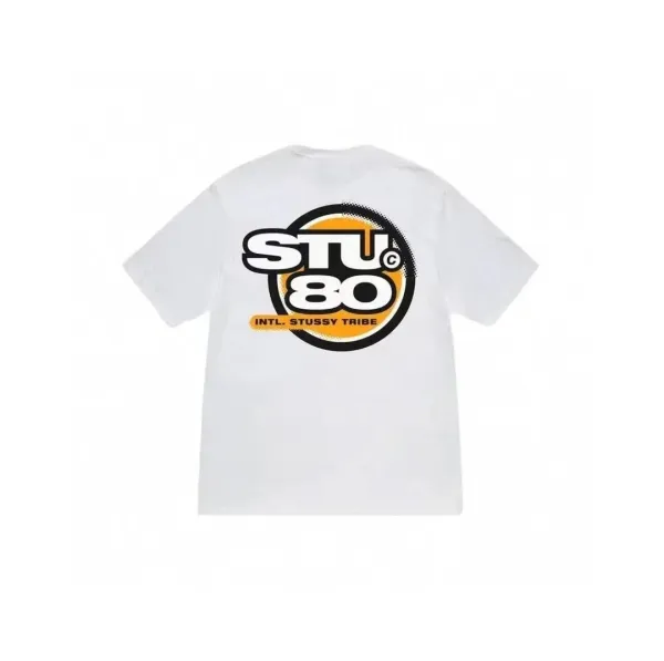 Stussy STU 80 International Stussy Tribe White T-Shirt - 1