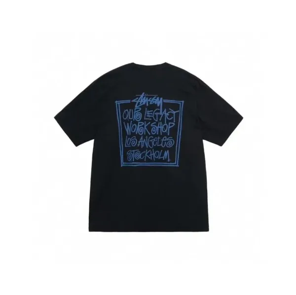 Stussy Our Legacy Workshop Black T-Shirt - 1