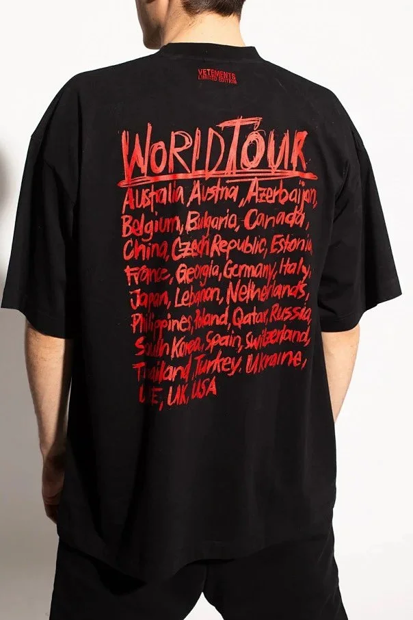 Vetements T-Shirts Logo-Print product detail image 2