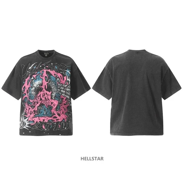 Hellstar T-Shirts Oversized graphic print T-shirt product detail image 10
