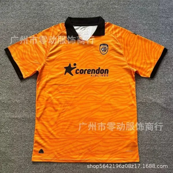 Hull City AFC x Corendon Airlines 2023-24 Third Jersey Orange - 1