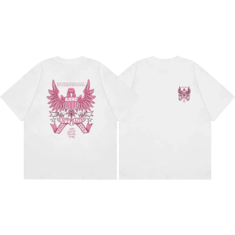 Anti Social Club T-Shirts Graphic Print Short-Sleeve T-Shirt — 06 White