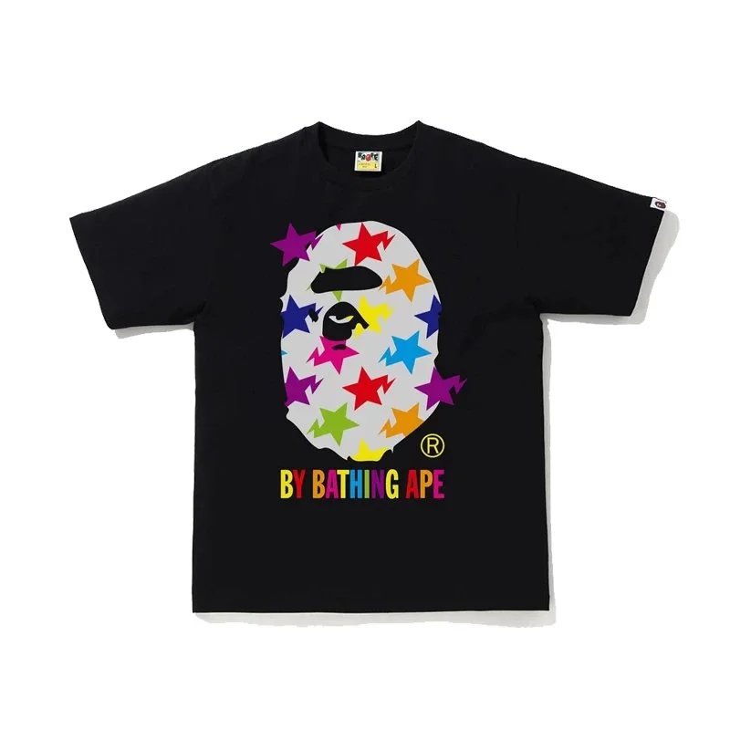 A BATHING APE T-Shirts Short-Sleeve Head Graphic image 12