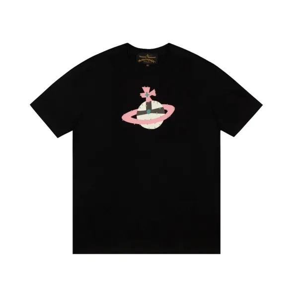 Vivienne Westwood x Kosho Maru Orb Pink Black T-Shirt - 1