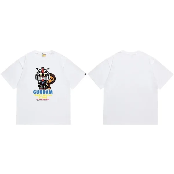 A Bathing Ape x Gundam Baby Milo T-Shirt White - 1