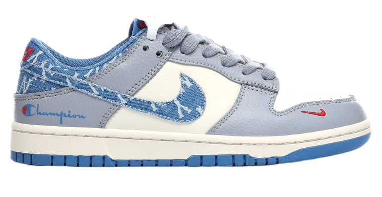 Nike x A Bathing Ape Air Jordan 1 Low 'Bapesta' Navy Beige Sneakers - 4
