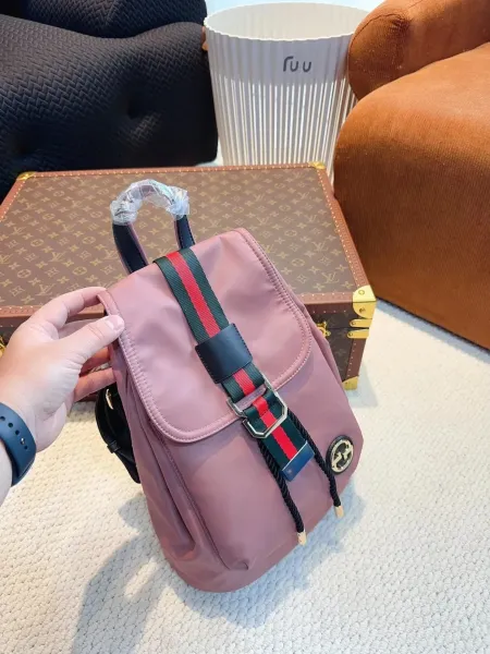 Gucci Ophidia Mini Backpack Navy with Web Stripe - 8