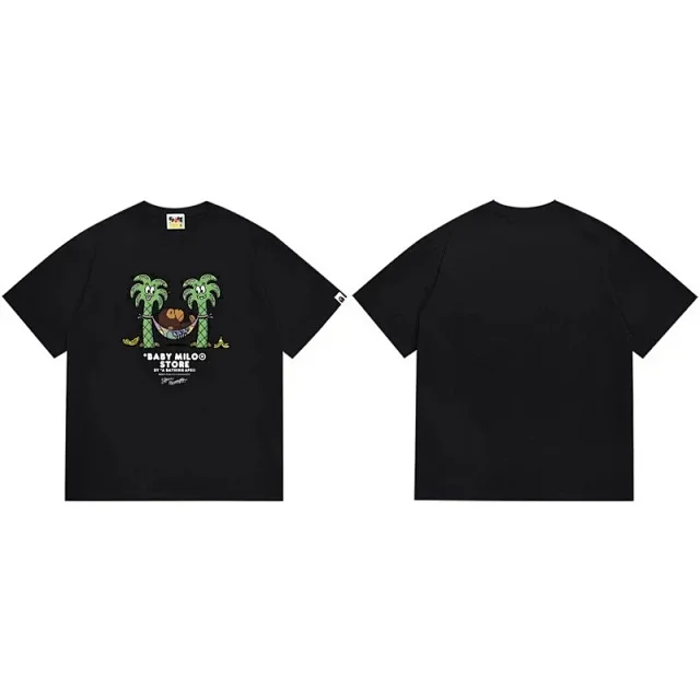 A BATHING APE T-Shirts Short-Sleeve Head and Graphic Print product detail image 3