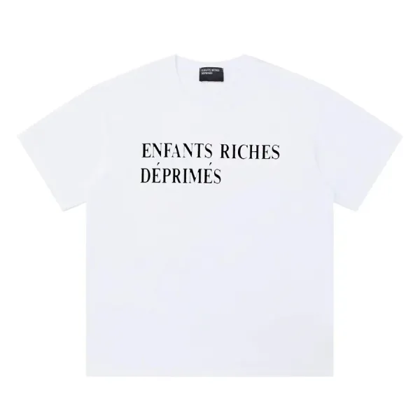 Enfants Riches Déprimés Logo Print White T-Shirt - 1