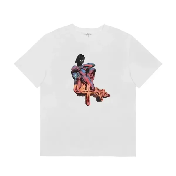 Gallery Dept x Saint Tears Sculpture Graphic White T-Shirt - 1