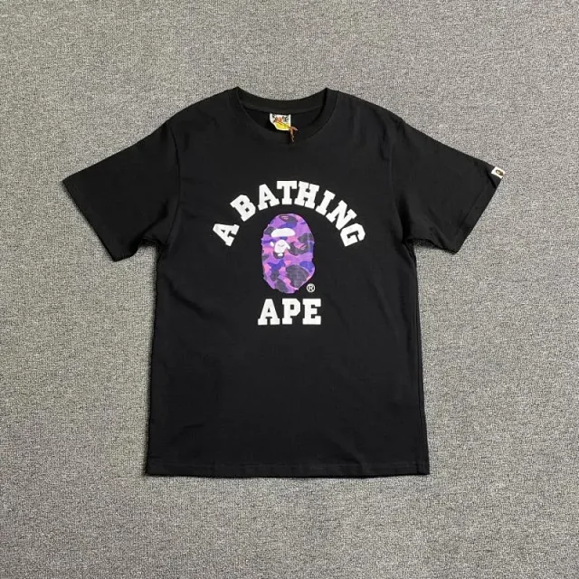 BAPE T-Shirts Short-Sleeve Ape Head Graphic T-Shirt product detail image 1