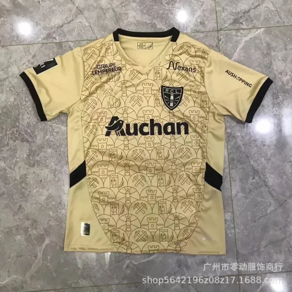 RC Lens x Puma Third Kit 2021-22 Gold Jersey - 1